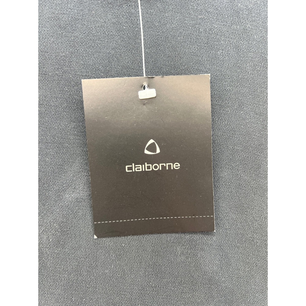 Claiborne Shirt Mens Large Black Modal Blend Short Sleeve Crew Neck Tee NWT - Picture 3 of 10